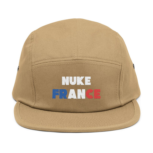 Embroidered 5 Panel Cap - Nuke France