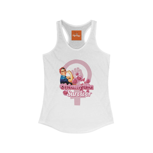 Women's Racerback Tank - Chlamydia Survivor